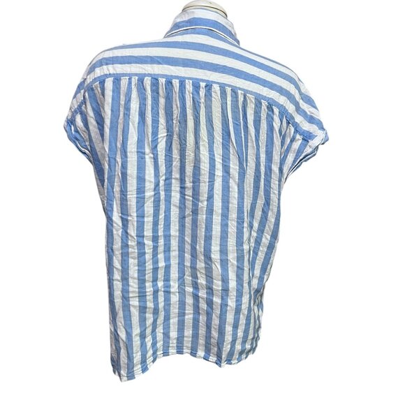 Old Navy Collared Rolled Sleeve Casual Button Down Shirt Sz XL Womens - Picture 5 of 8